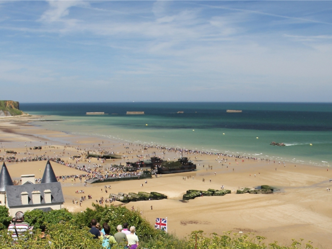 Les plages du débarquement en camping-car