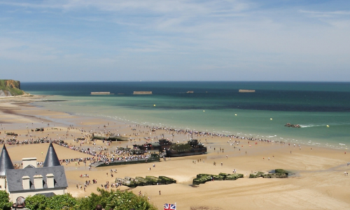 Les plages du débarquement en camping-car