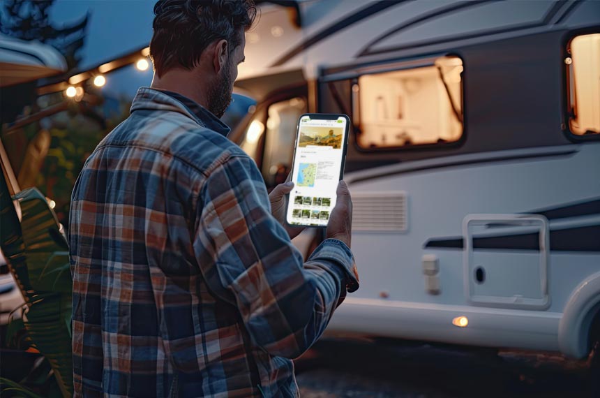 Applications Aires de Camping-car